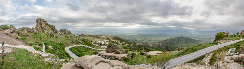 Macedonia, Prilep – Panoramic View from Treskavec Monastery 