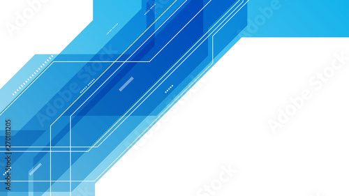 abstract blue technology communication concept vector background