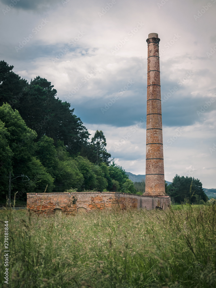 Old brick factory in the Urdaibai Biosphere Reserve in the Basque Country Old brick factory in the Urdaibai Biosphere Reserve in the Basque Country
