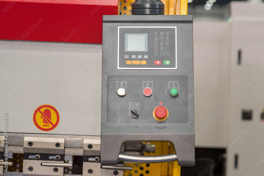Fototapeta premium Automatic control panel, large machines