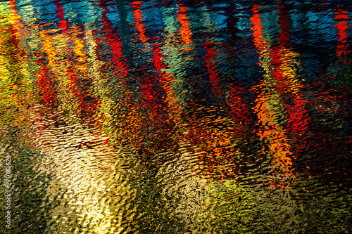 Water with colors