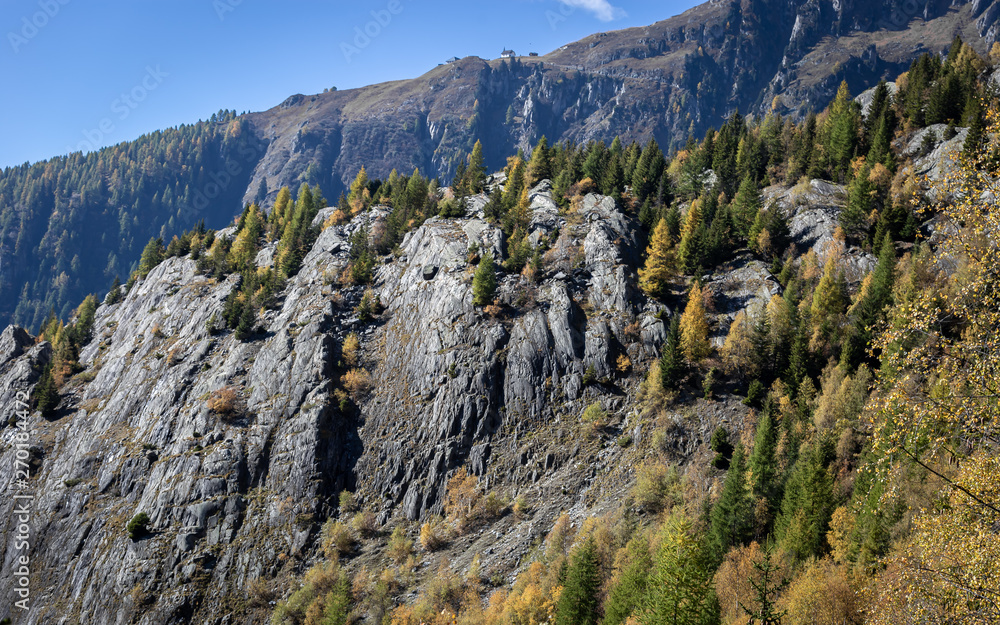 Bergpanorama Belalp, Wallis, Schweiz Bergpanorama Belalp, Wallis, Schweiz
