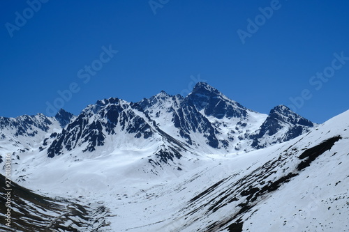 kackar mountains in the black sea region of turkey. Snowy mountain landscape