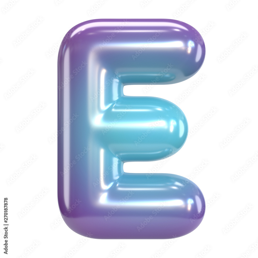 Round purple and blue font, balloon like letters and numbers Round purple and blue font, balloon like letters and numbers