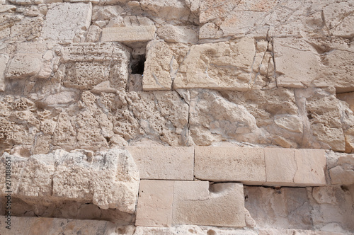 Fototapeta Naklejka Na Ścianę i Meble -  The limestone and marble wall texture Background