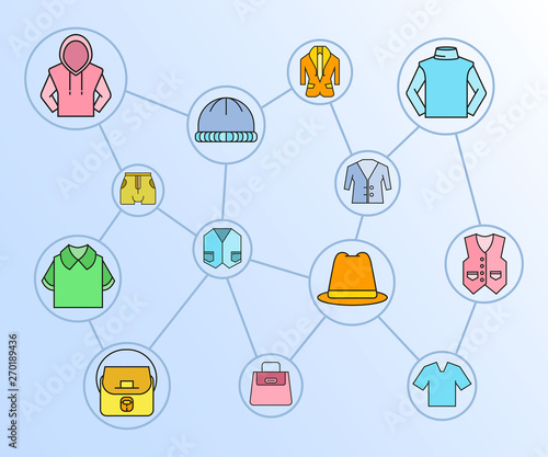 Wallpaper Mural cloth and fashion accessories concept network Torontodigital.ca