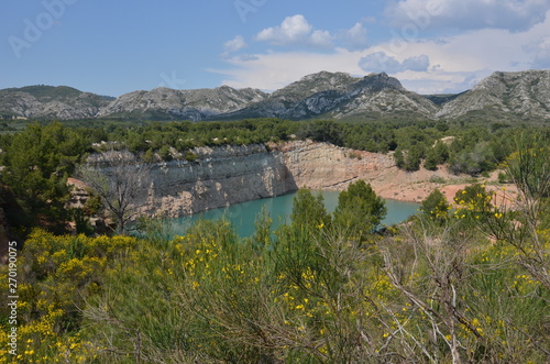 Le Lagon bleu, Massif des Alpilles, France