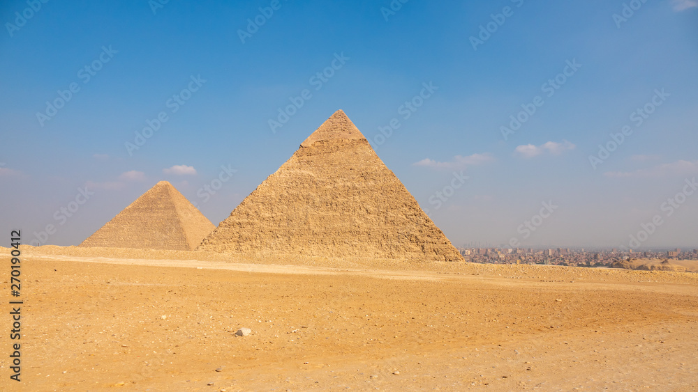 Pyramids at Giza Cairo Egypt Pyramids at Giza Cairo Egypt