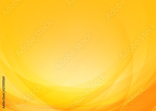 Abstract curved with orange yellow background