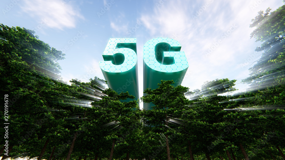 Fototapeta premium 5G Technology Networks Concept