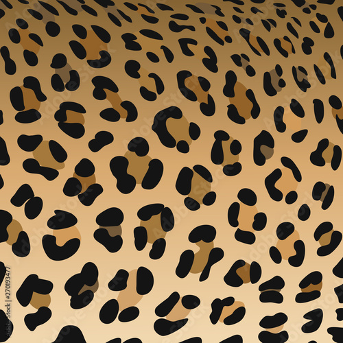 leopard pattern print, vector illustration, background