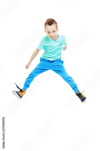 jumping active boy © Andrey Kiselev
