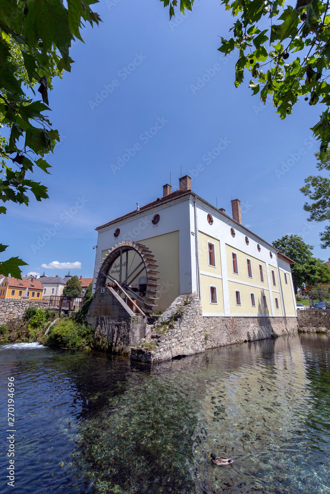 Mill Pond in Tapolca