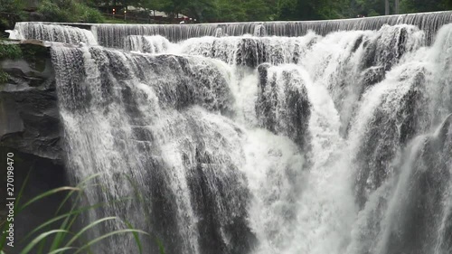 Shifen Waterfall, Pingxi, New Taipei, Taiwan. Popular Tourist Attraction photo