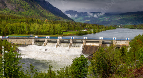 Hunderfossen hydro power station in Norway