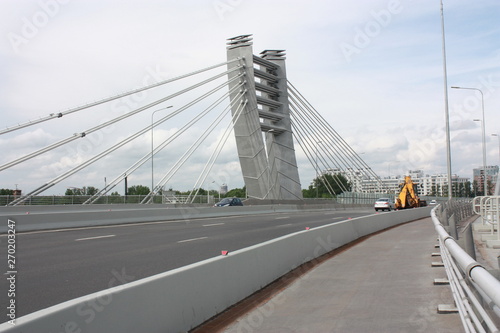 Fototapeta Naklejka Na Ścianę i Meble -  bridge over the Neva river in St. Petersburg   