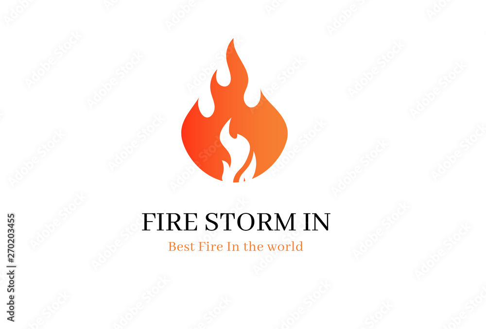 Fire Flame Logo - Red fire flat icons and pictograms isolated on white background for danger concept logo Fire Flame Logo - Red fire flat icons and pictograms isolated on white background for danger concept logo