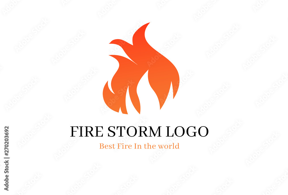 Fire Flame Logo - Red fire flat icons and pictograms isolated on white background for danger concept logo Fire Flame Logo - Red fire flat icons and pictograms isolated on white background for danger concept logo