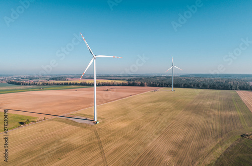 Panorama large wind generators