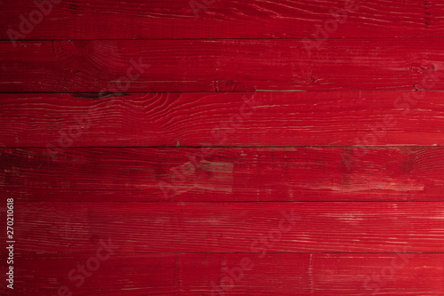 Wood surface. Red texture wood boards background