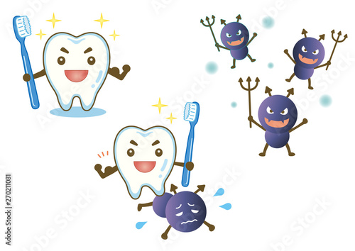 医療イラスト:虫歯予防