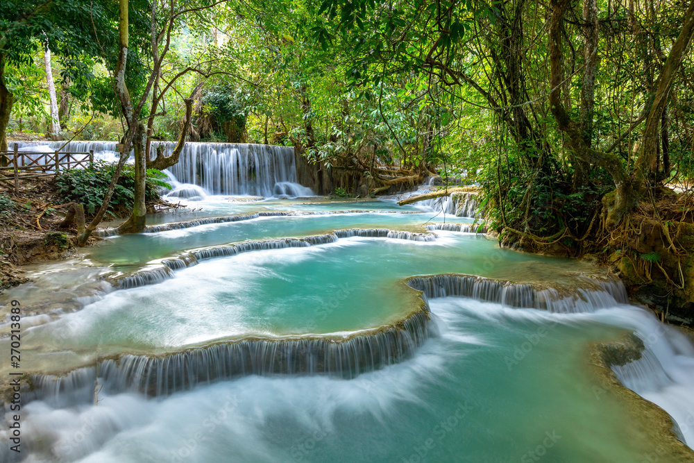 Kuang Si Waterfall in Luang Prabang, Laos
