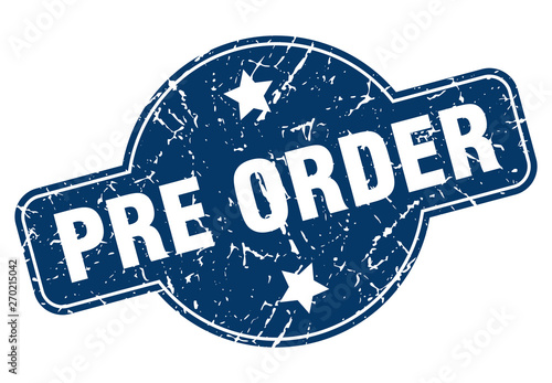 pre order sign