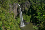 Wasserfall in grüner Natur