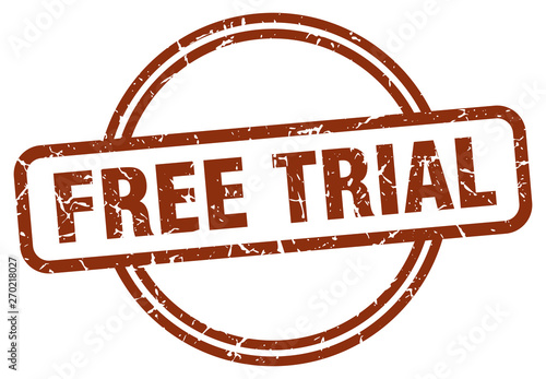 free trial stamp