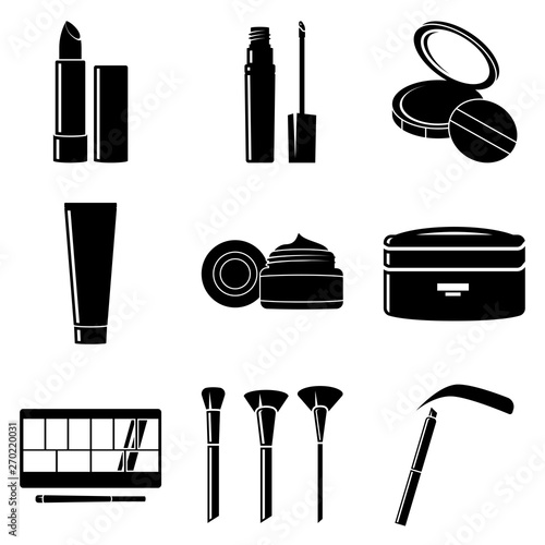 Cosmetics. Make up vector icon