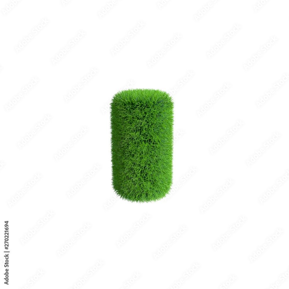Cylinder from grass.3D rendering illustration. Cylinder from grass.3D rendering illustration.