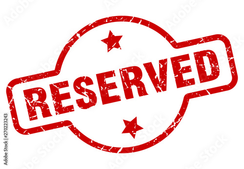 reserved stamp
