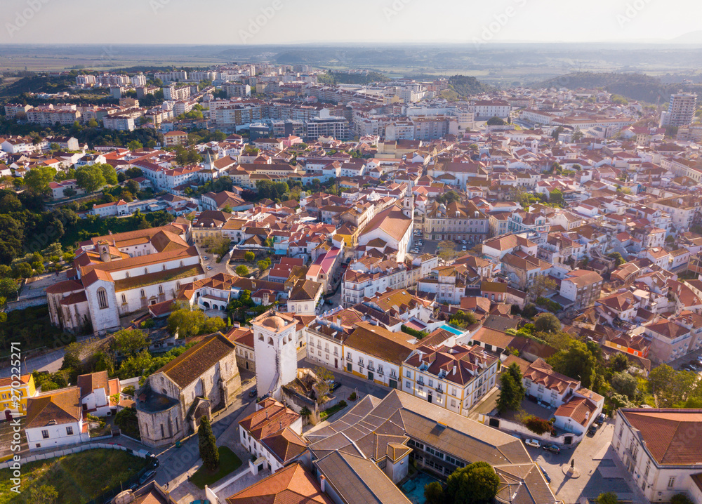 Aerial view of Santarem, Portugal