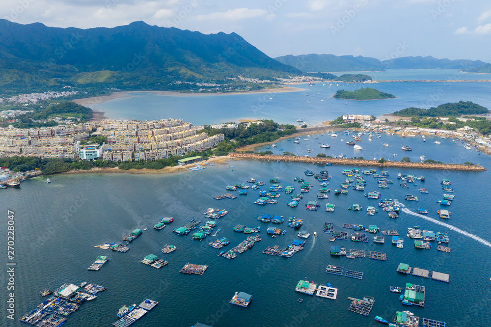 top view of Hong Kong tolo harbour