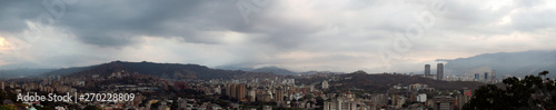 western panorama of caracas city, venezuela photo