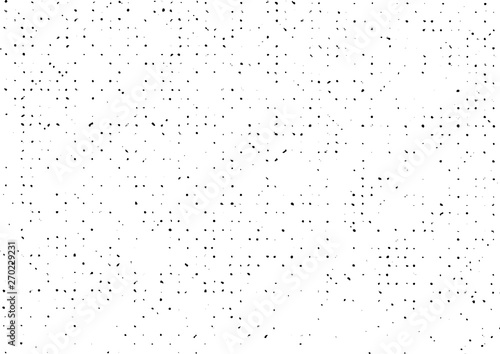Grunge Texture on White Background  Black Abstract Rough Vector  Halftone Dotted Scratch