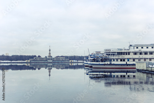 cruise ship in port