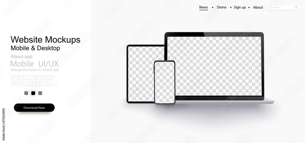 Realistic silver white laptop,smartphone, tablet with blank screen and shadow. Can use for project, presentation. Blank device mock up. Realistic silver white laptop,smartphone, tablet with blank screen and shadow. Can use for project, presentation. Blank device mock up.