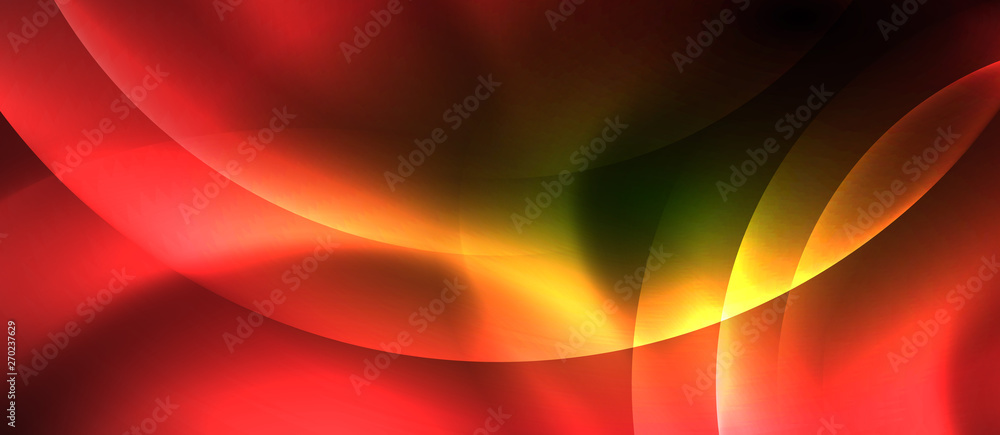 Neon glowing circles vector abstract background Neon glowing circles vector abstract background