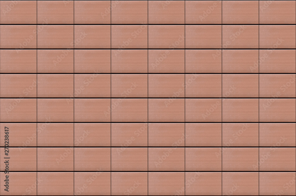 Fototapeta premium seamless red clay tile ceramic pattern