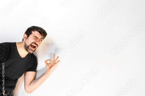 francesco fun portrait on white wall