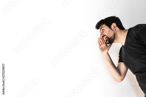 francesco fun portrait on white wall