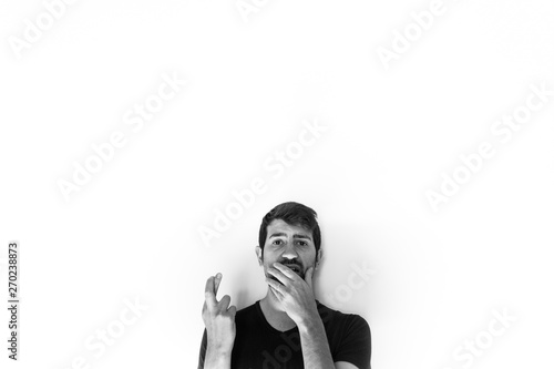 francesco fun portrait on white wall