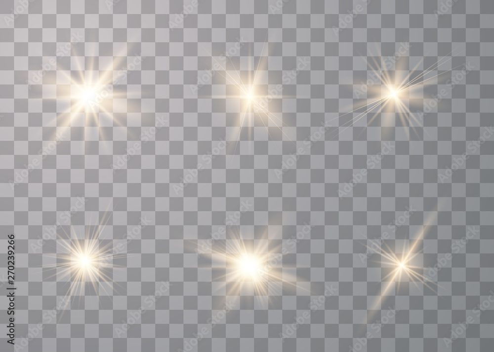 Set of glow light effect Set of glow light effect