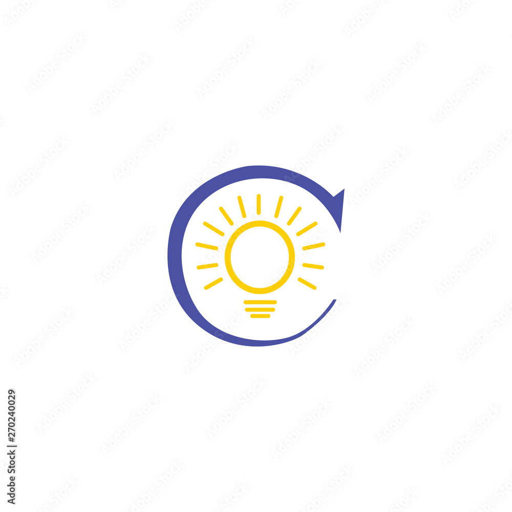 Fototapeta premium relaod idea modern symbol