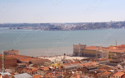 Panoramic view of the city of Lisbon. Portugal. 
