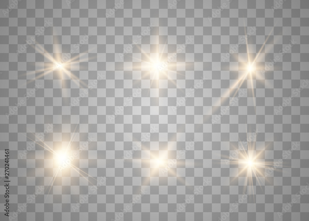 Set of glow light effect Set of glow light effect