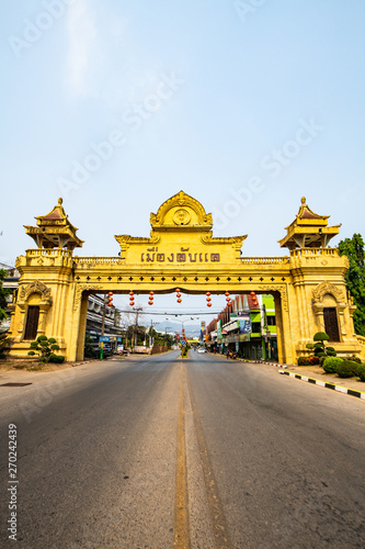 Laplae capital gate in Uttaradit province photo