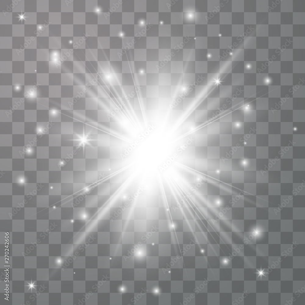 Glow light effect. Glow light effect.