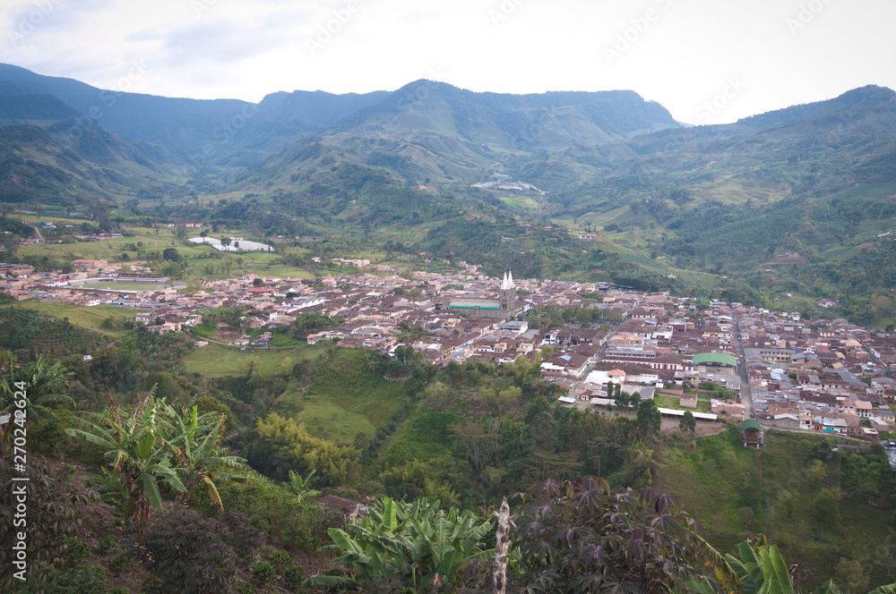 Jardín Antioquia Town Panoramic View
